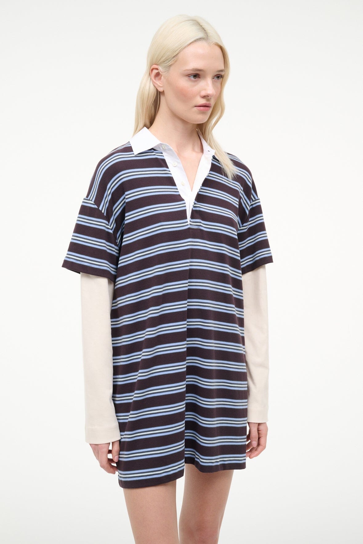 STAUD Dresses|Sale Ivar Dress Redondo Stripe