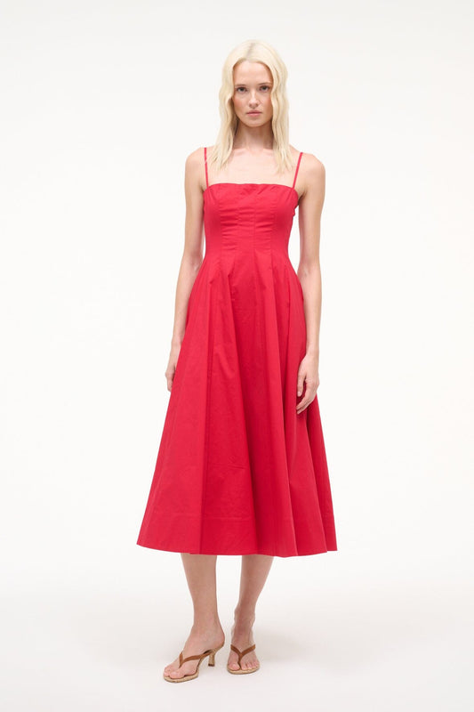 STAUD Dresses|Sale Wylie Dress Cherry