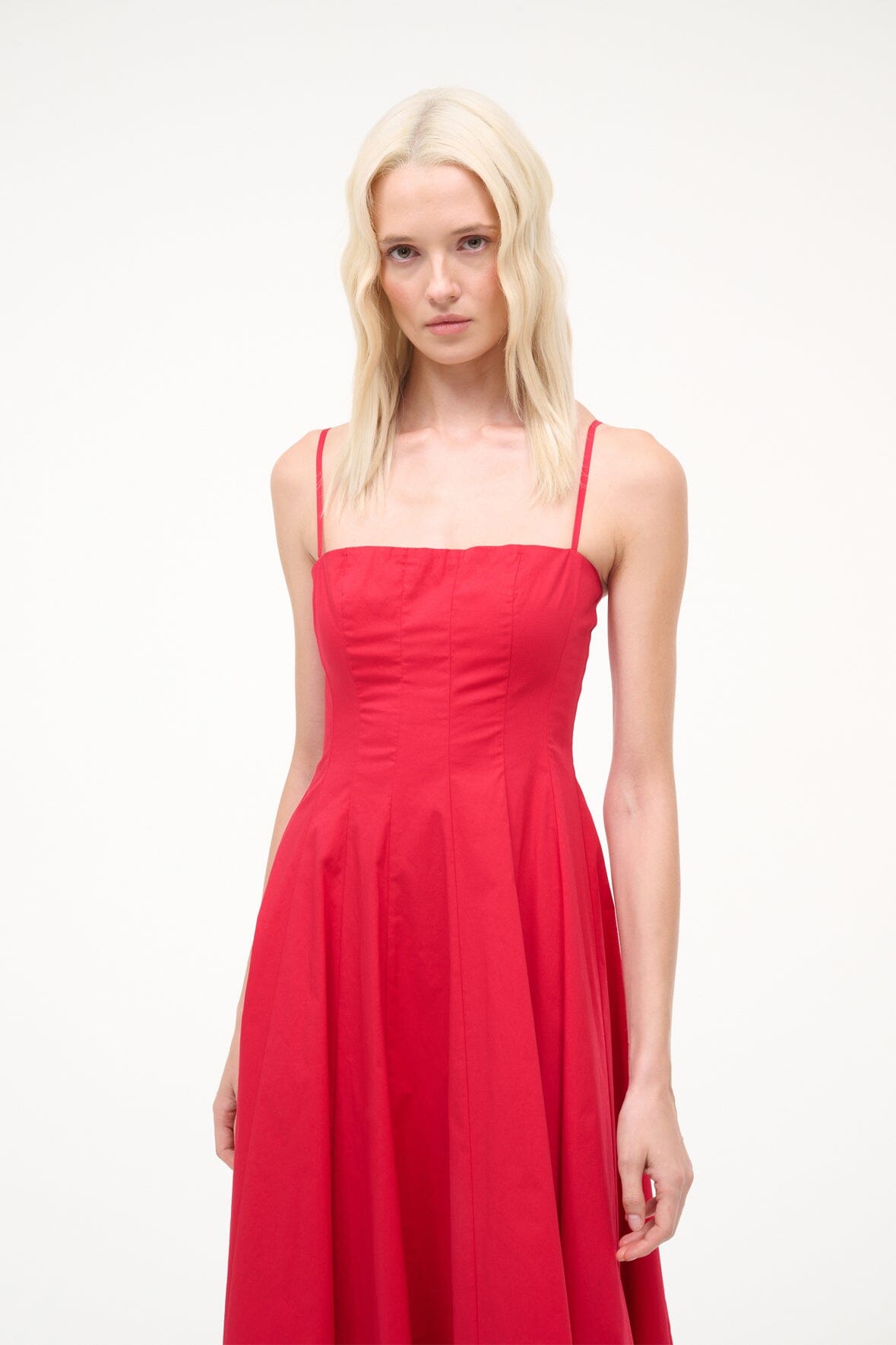 STAUD Dresses|Sale Wylie Dress Cherry