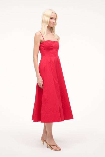 STAUD Dresses|Sale Wylie Dress Cherry