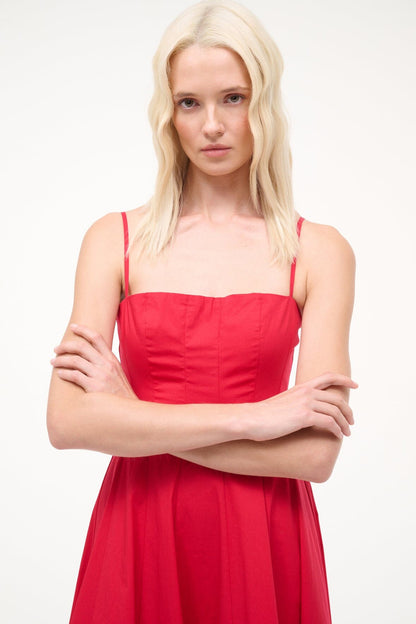STAUD Dresses|Sale Wylie Dress Cherry