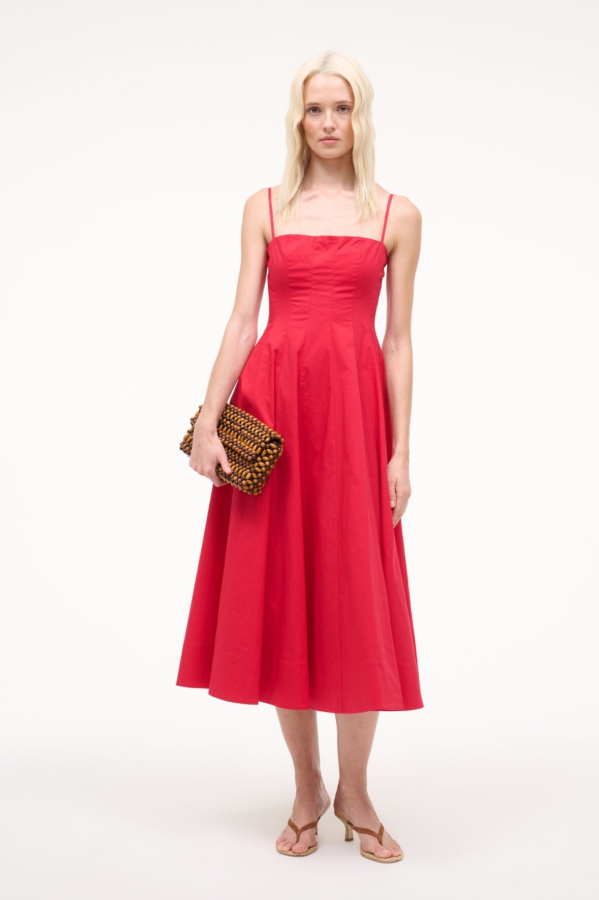 STAUD Dresses|Sale Wylie Dress Cherry