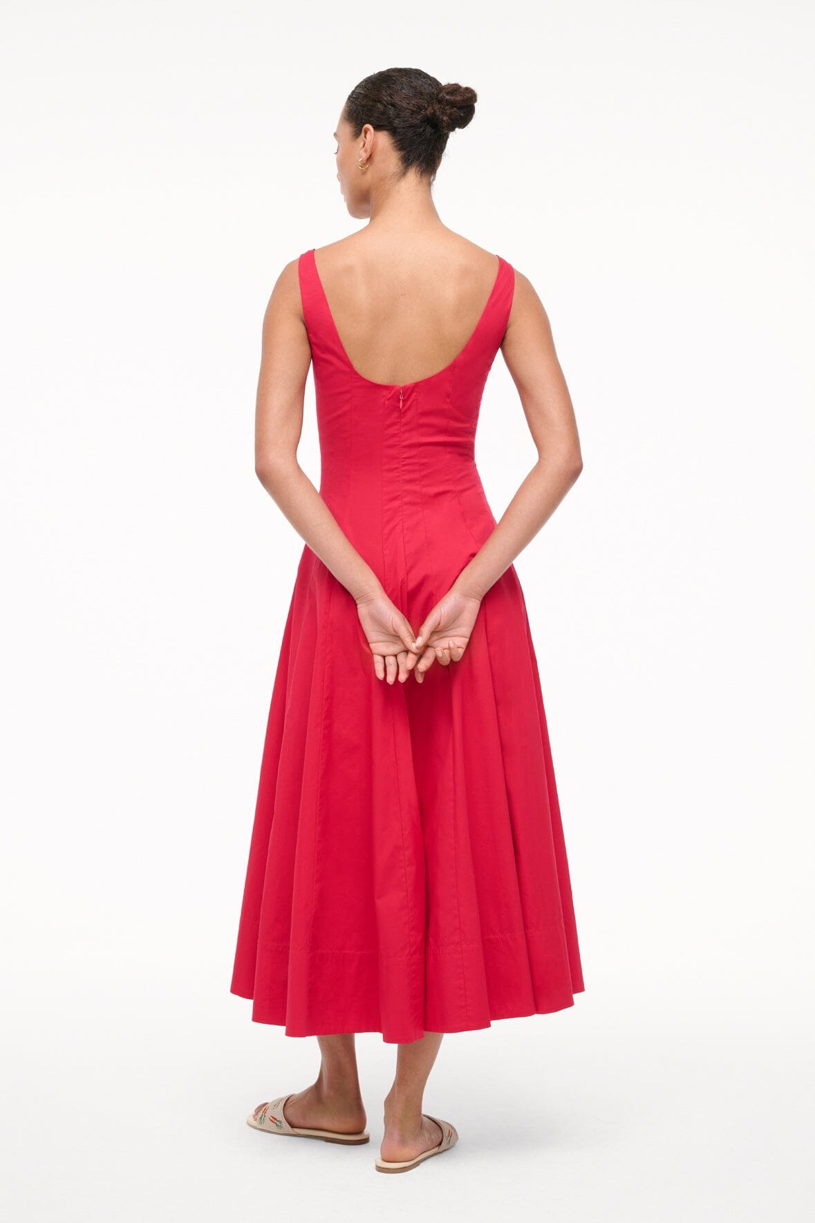 STAUD Dresses|Sale Wells Dress Cherry