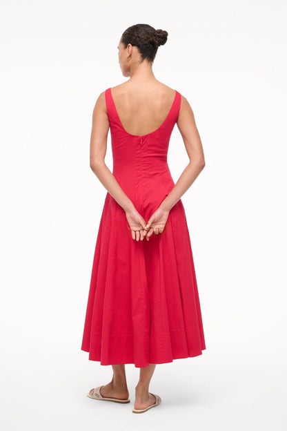 STAUD Dresses|Sale Wells Dress Cherry