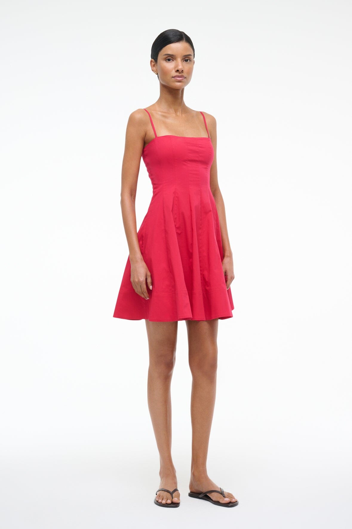 STAUD Dresses|Sale Wylie Mini Dress Cherry