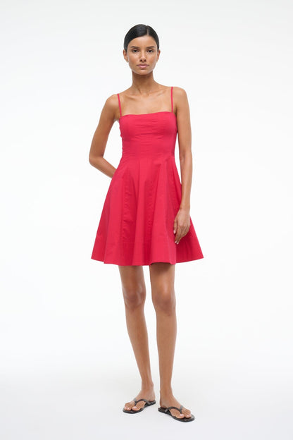 STAUD Dresses|Sale Wylie Mini Dress Cherry