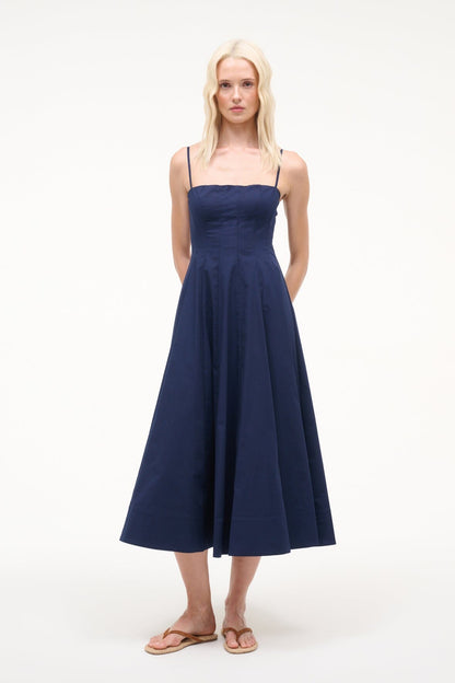 STAUD Dresses|Clothing Wylie Dress Navy