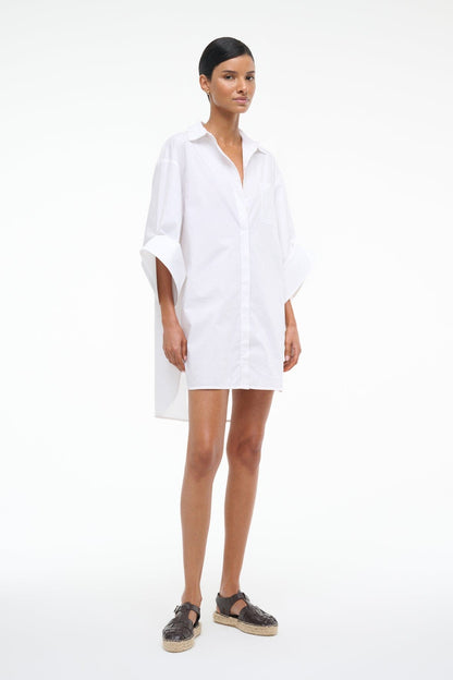 STAUD Dresses|Clothing Nico Dress White