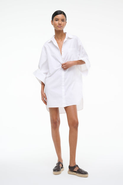 STAUD Dresses|Clothing Nico Dress White