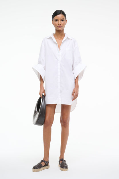 STAUD Dresses|Clothing Nico Dress White