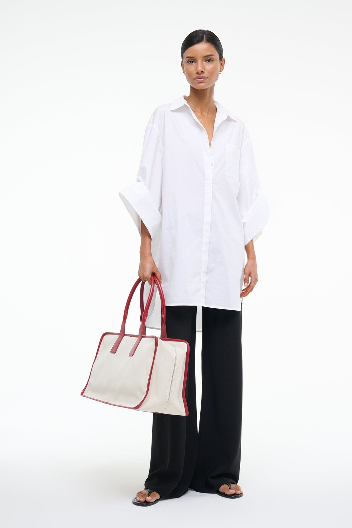 STAUD Dresses|Clothing Nico Dress White