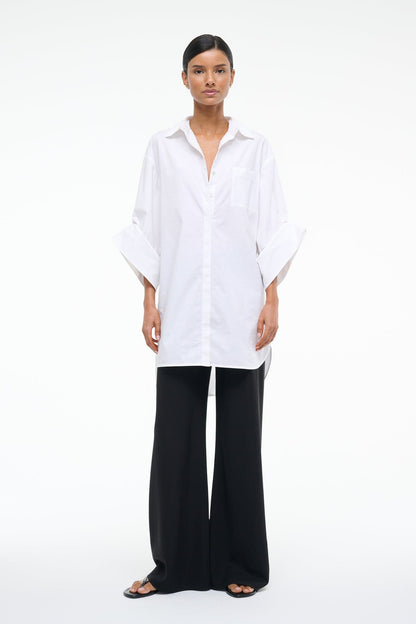 STAUD Dresses|Clothing Nico Dress White