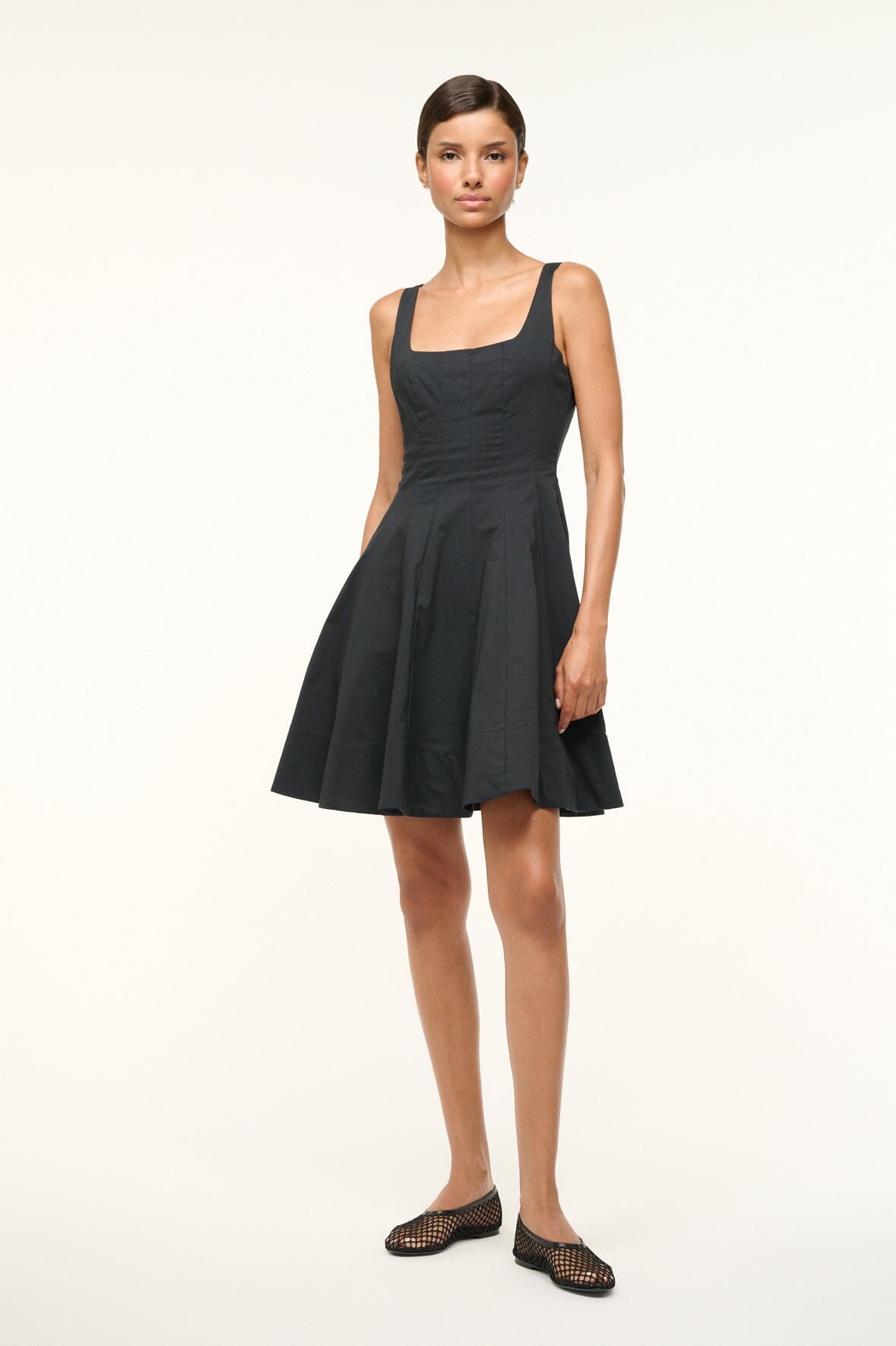 STAUD Dresses|Clothing Mini Wells Dress Black