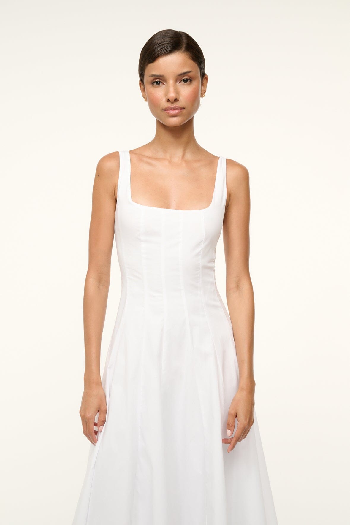STAUD Dresses|Clothing Wells Dress White 1