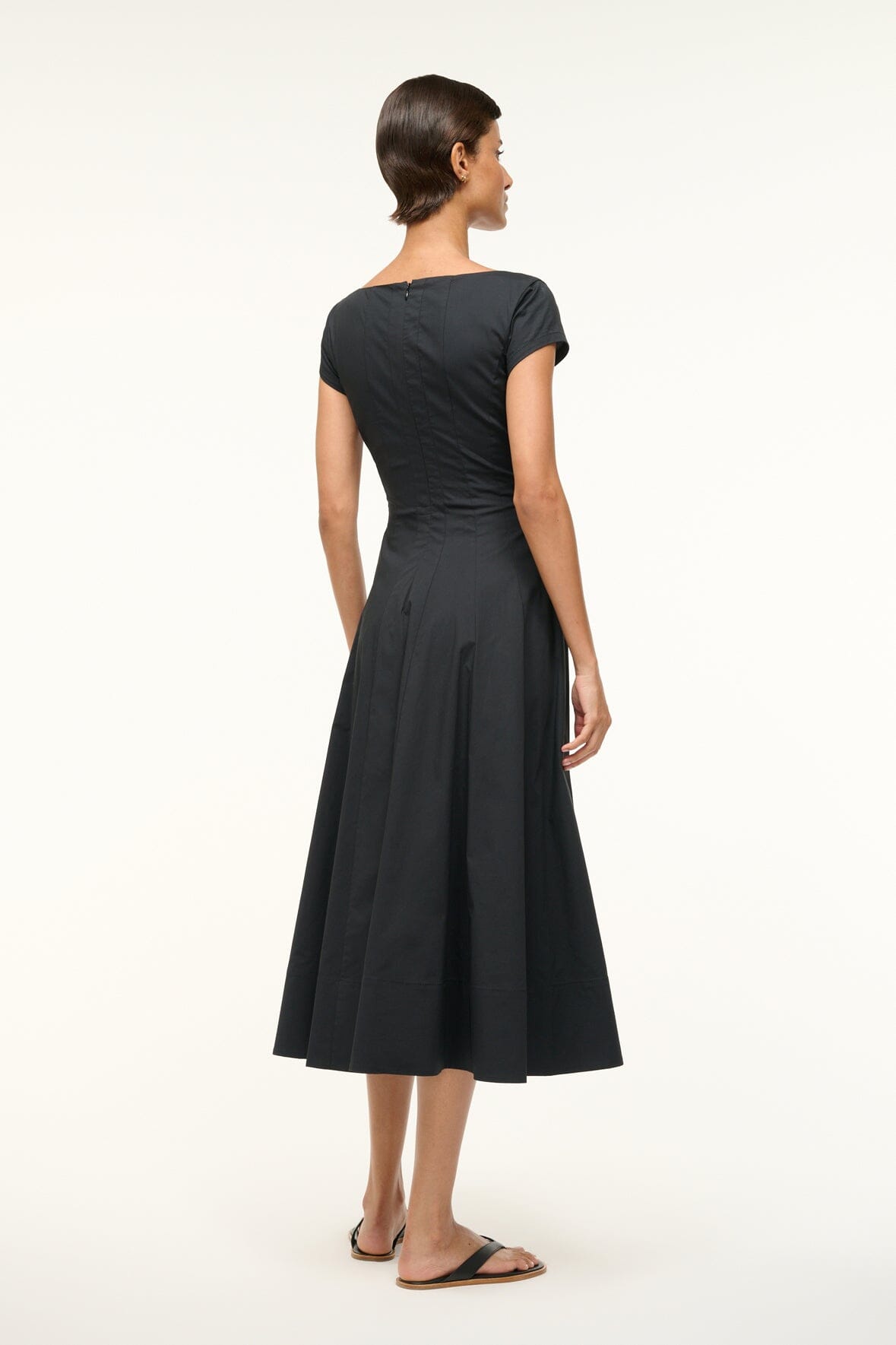 STAUD Dresses|Clothing Short Sleeve Wells Dress Black