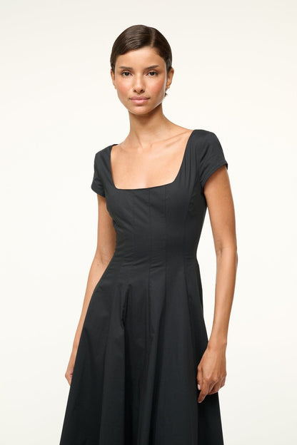 STAUD Dresses|Clothing Short Sleeve Wells Dress Black