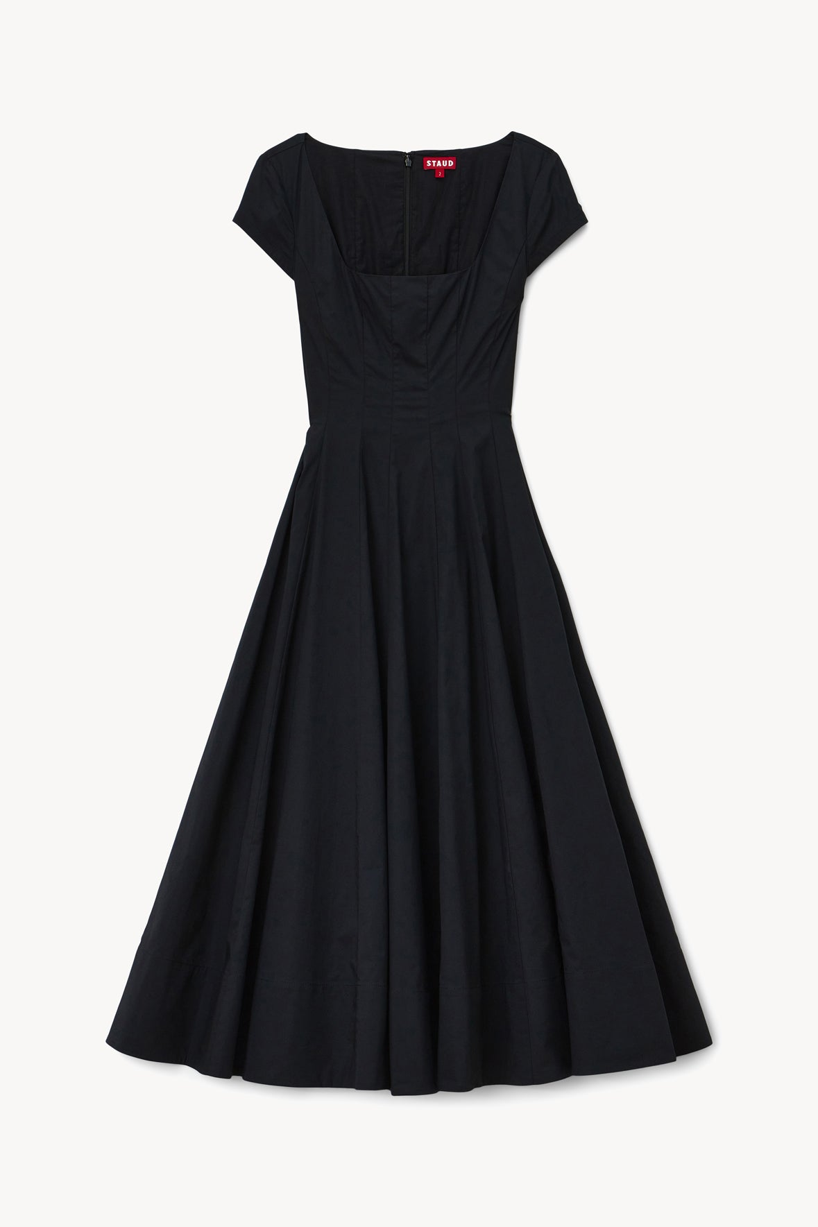 STAUD Dresses|Clothing Short Sleeve Wells Dress Black