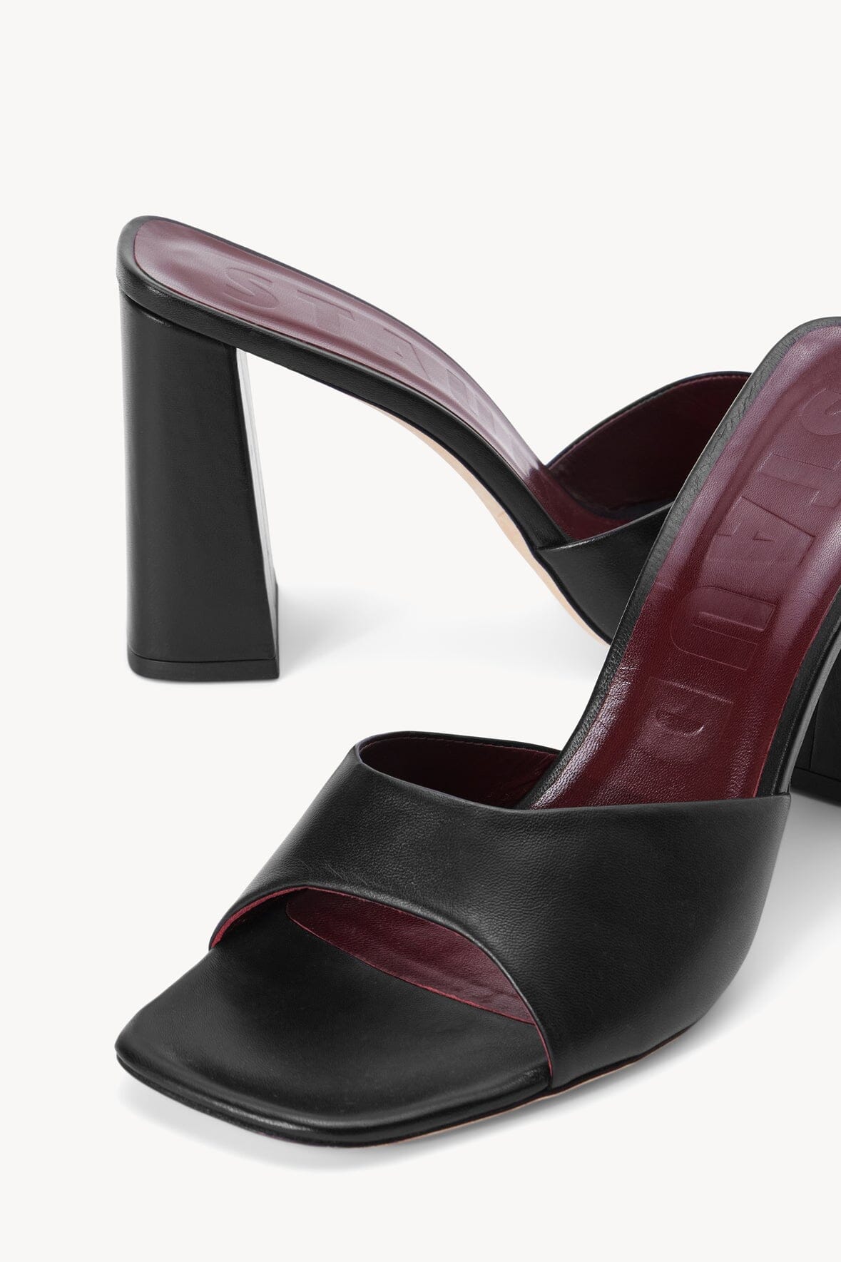 STAUD Shoes Sloane Heel Black