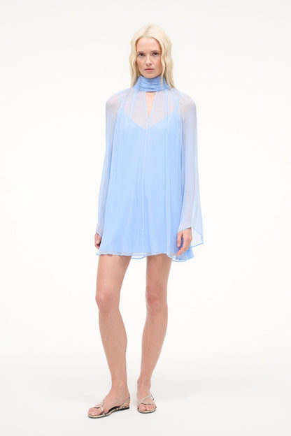 STAUD Sale Esther Mini Dress Clear Blue