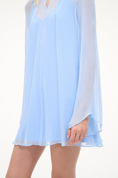 STAUD Sale Esther Mini Dress Clear Blue