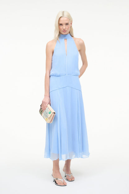 STAUD Sale Camryn Dress Clear Blue