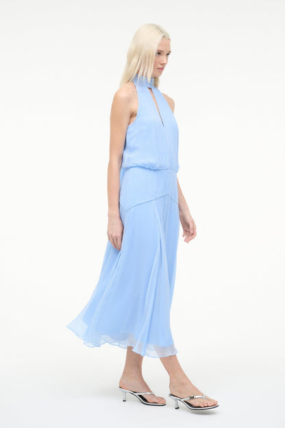 STAUD Sale Camryn Dress Clear Blue