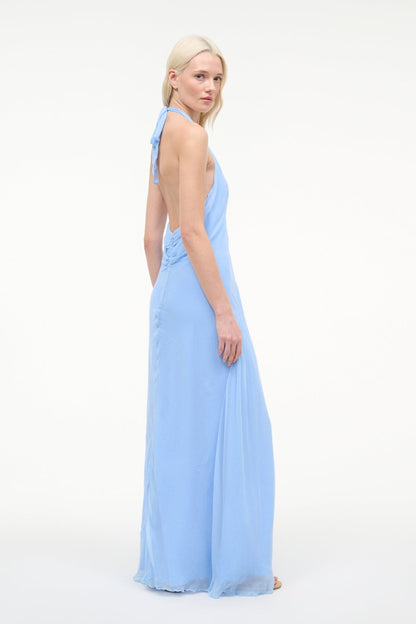 STAUD Sale Luma Dress Clear Blue