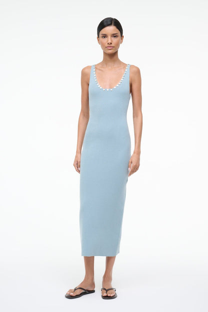 STAUD Sale Neva Dress Seafoam
