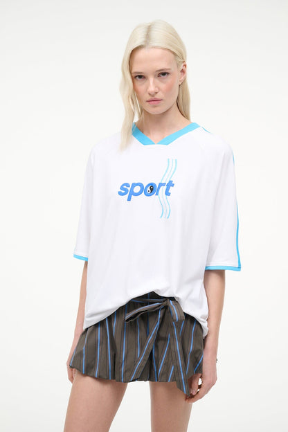 STAUD Sale Axis Top White