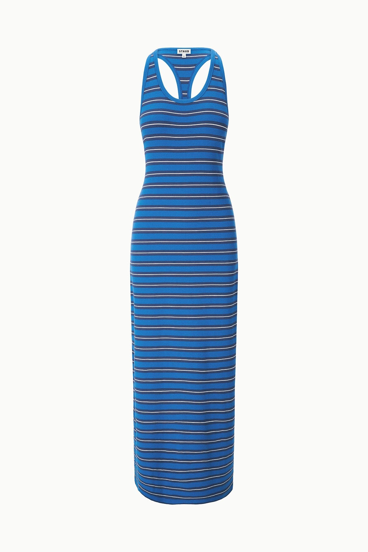 STAUD Sale Encino Dress Echo Stripe
