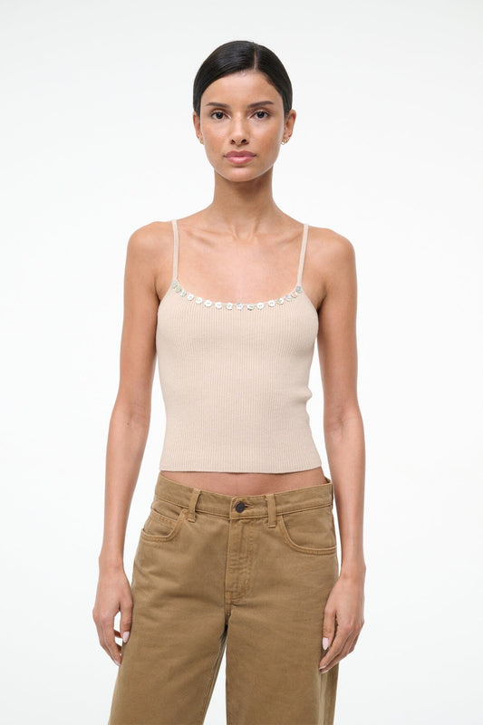 STAUD Sale Soleil Tank Fawn