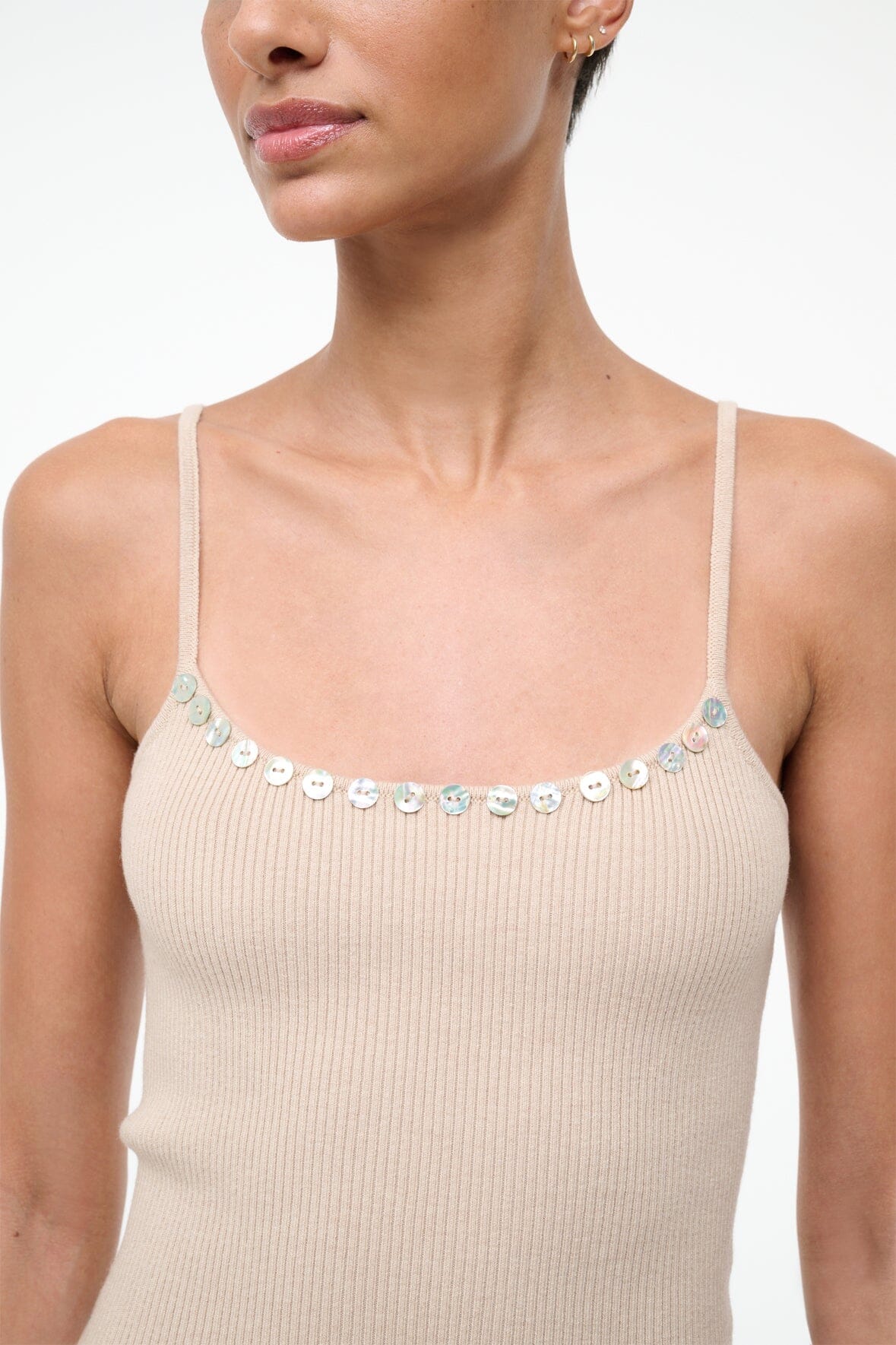 STAUD Sale Soleil Tank Fawn