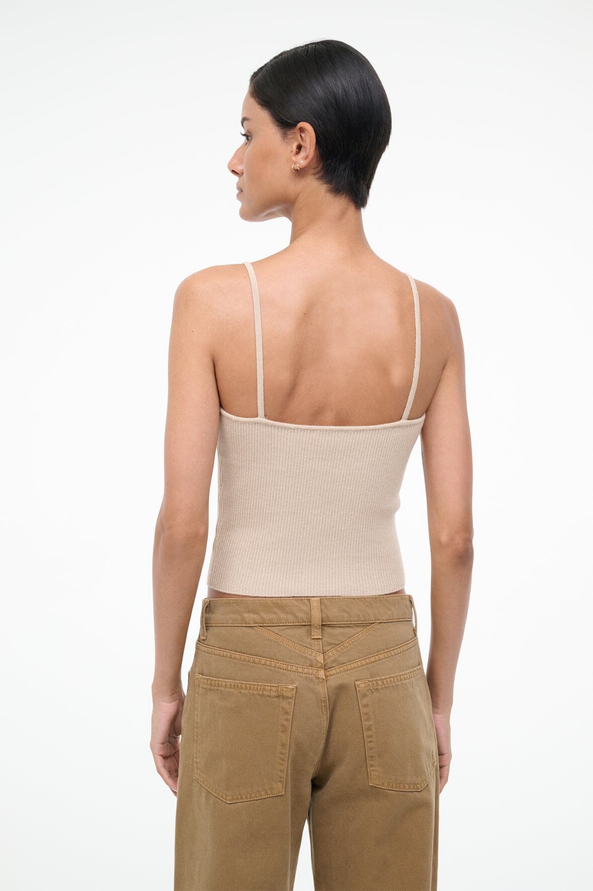 STAUD Sale Soleil Tank Fawn