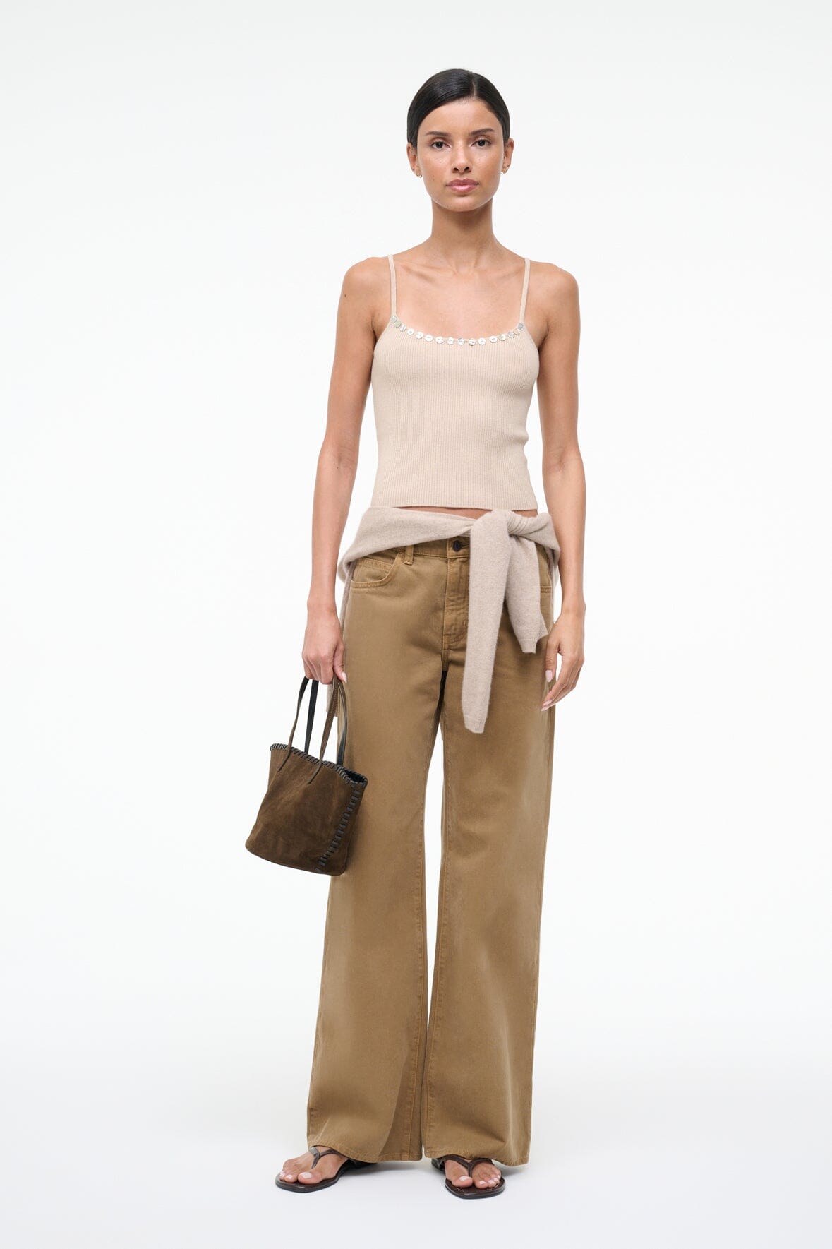 STAUD Sale Soleil Tank Fawn