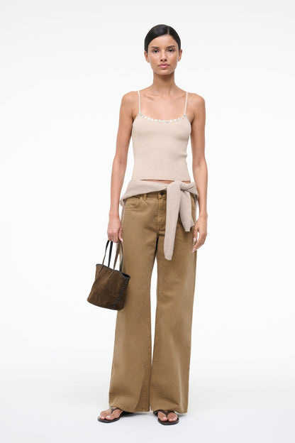 STAUD Sale Soleil Tank Fawn