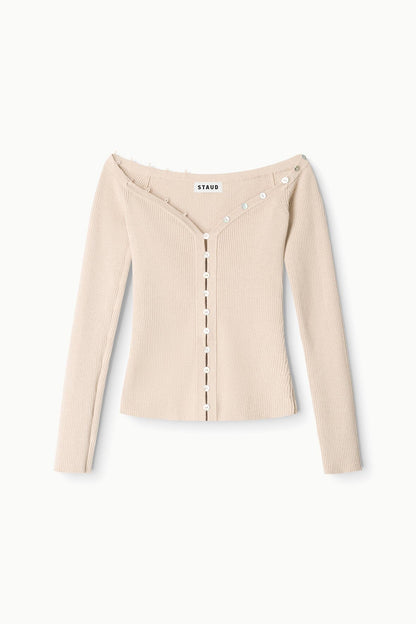 STAUD Sale Keaton Sweater Fawn