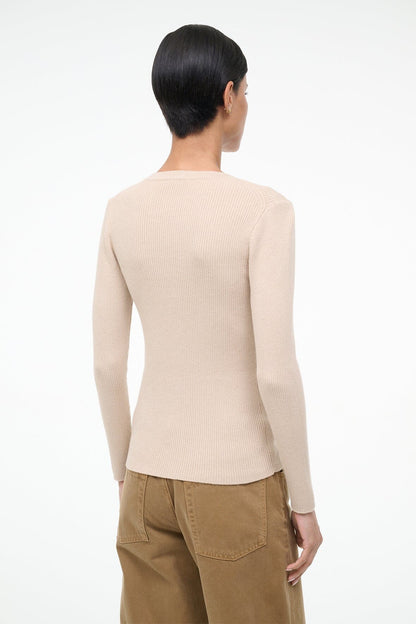 STAUD Sale Cargo Sweater Fawn