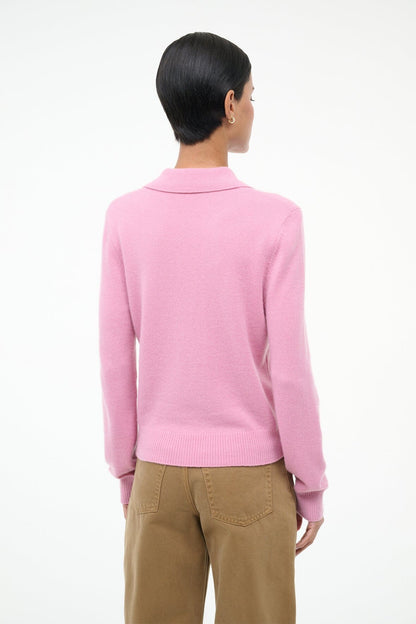 STAUD Sale Gemma Cashmere Sweater Papaya