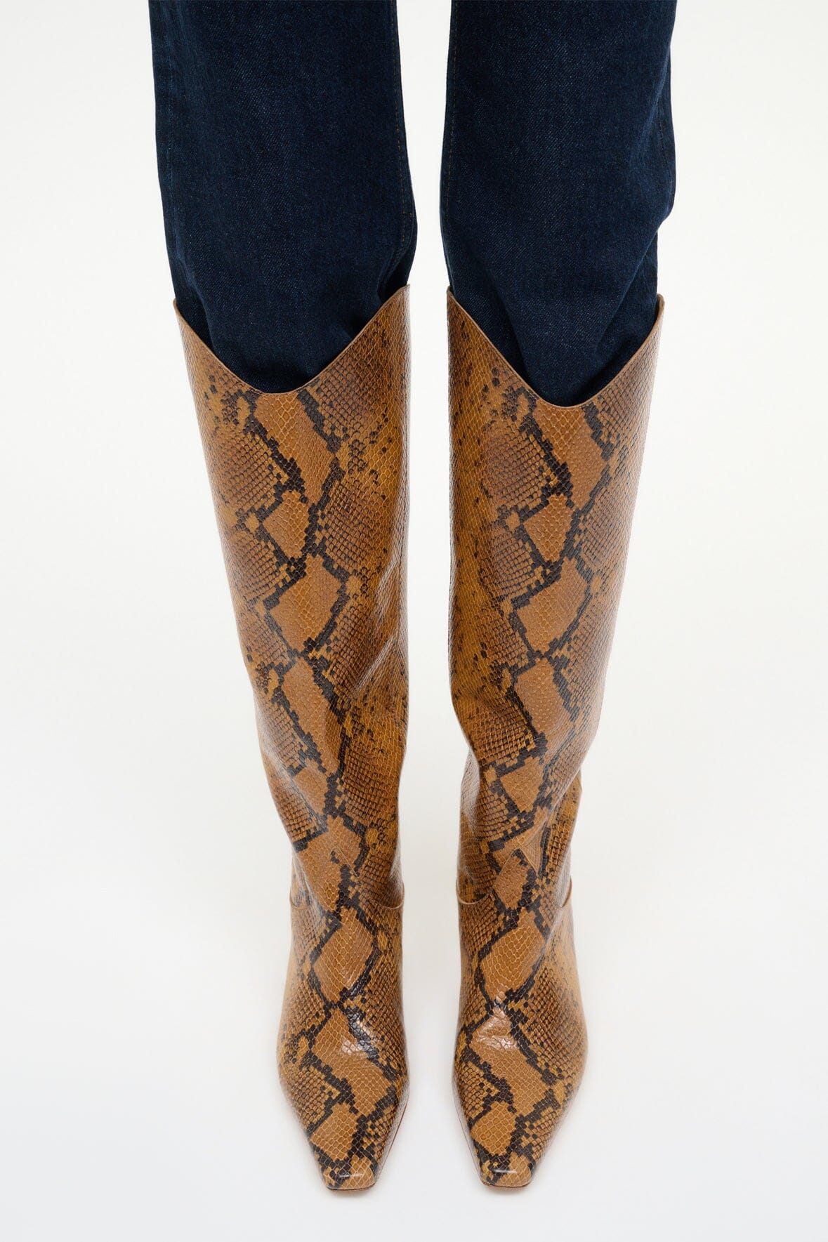 STAUD Sale Western Wally Boot Snake