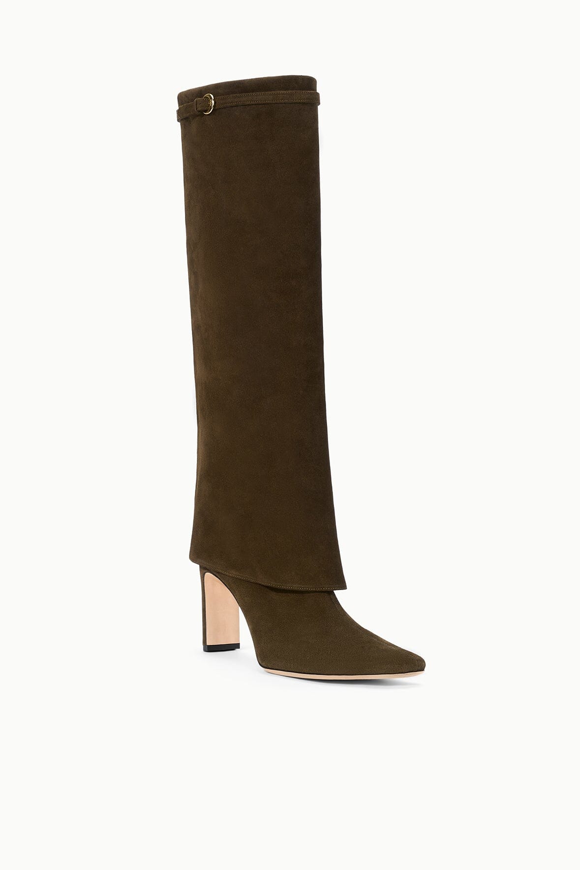 STAUD Sale Wally Foldover High Heel Boot Truffle