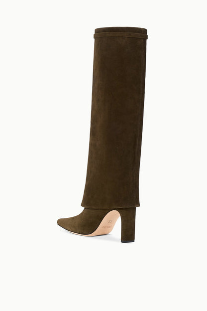 STAUD Sale Wally Foldover High Heel Boot Truffle