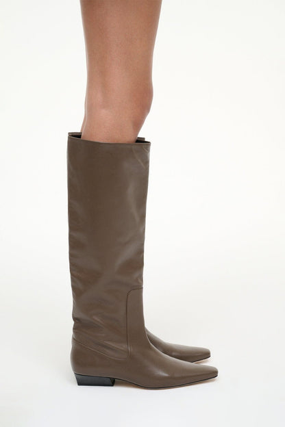 STAUD Sale Wally Flat Boot Truffle