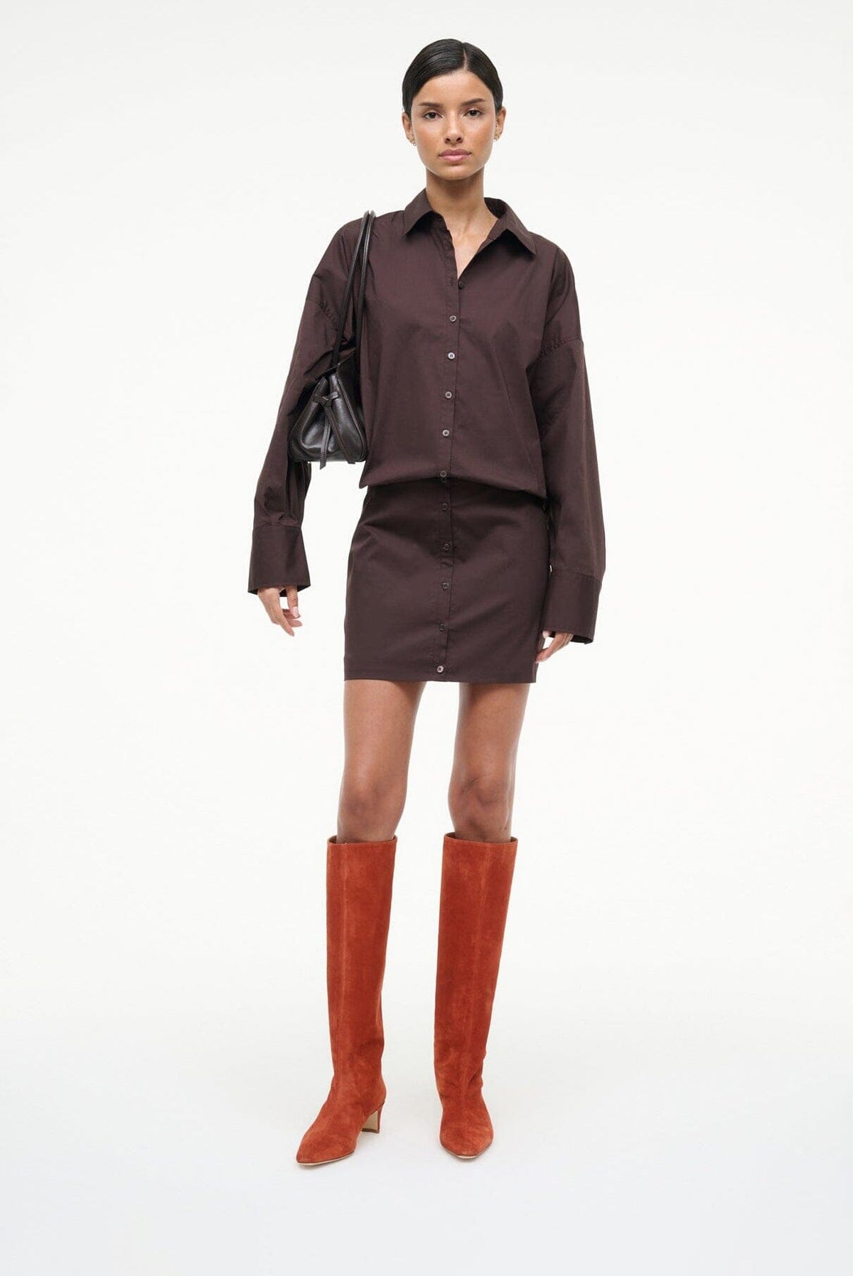 STAUD Sale Wally Boot Auburn Suede