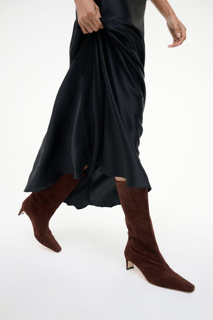 STAUD Sale Midcalf Wally Boot Mahogany