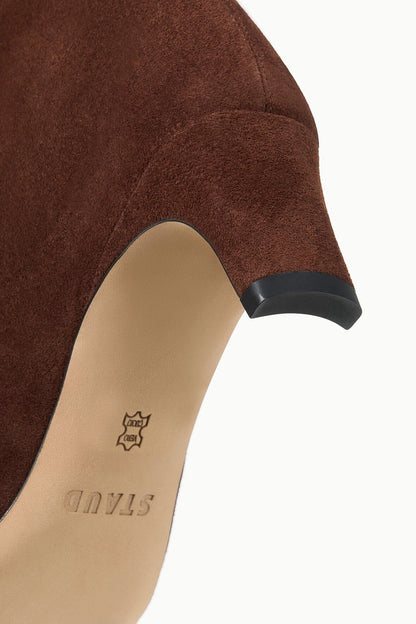 STAUD Sale Midcalf Wally Boot Mahogany