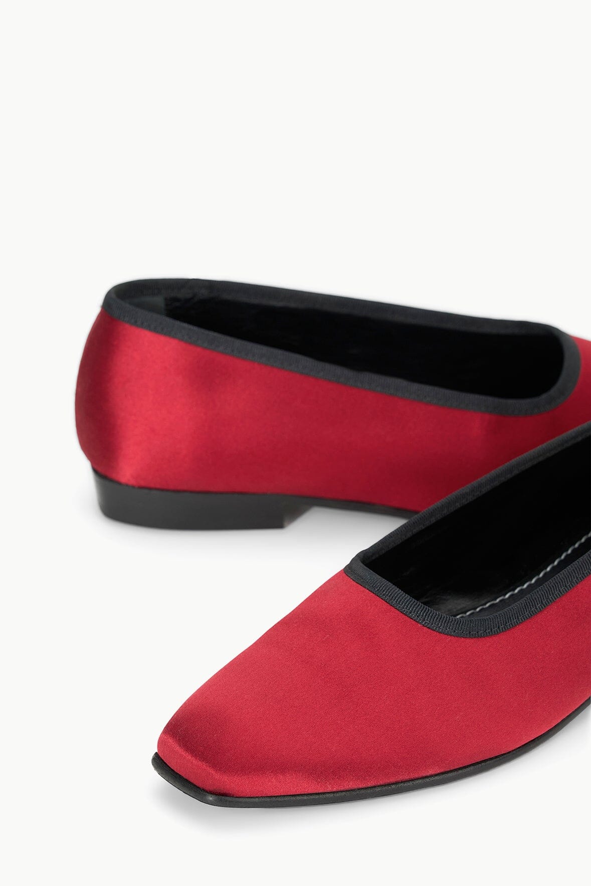 STAUD Sale Keith Ballet Flat Rouge