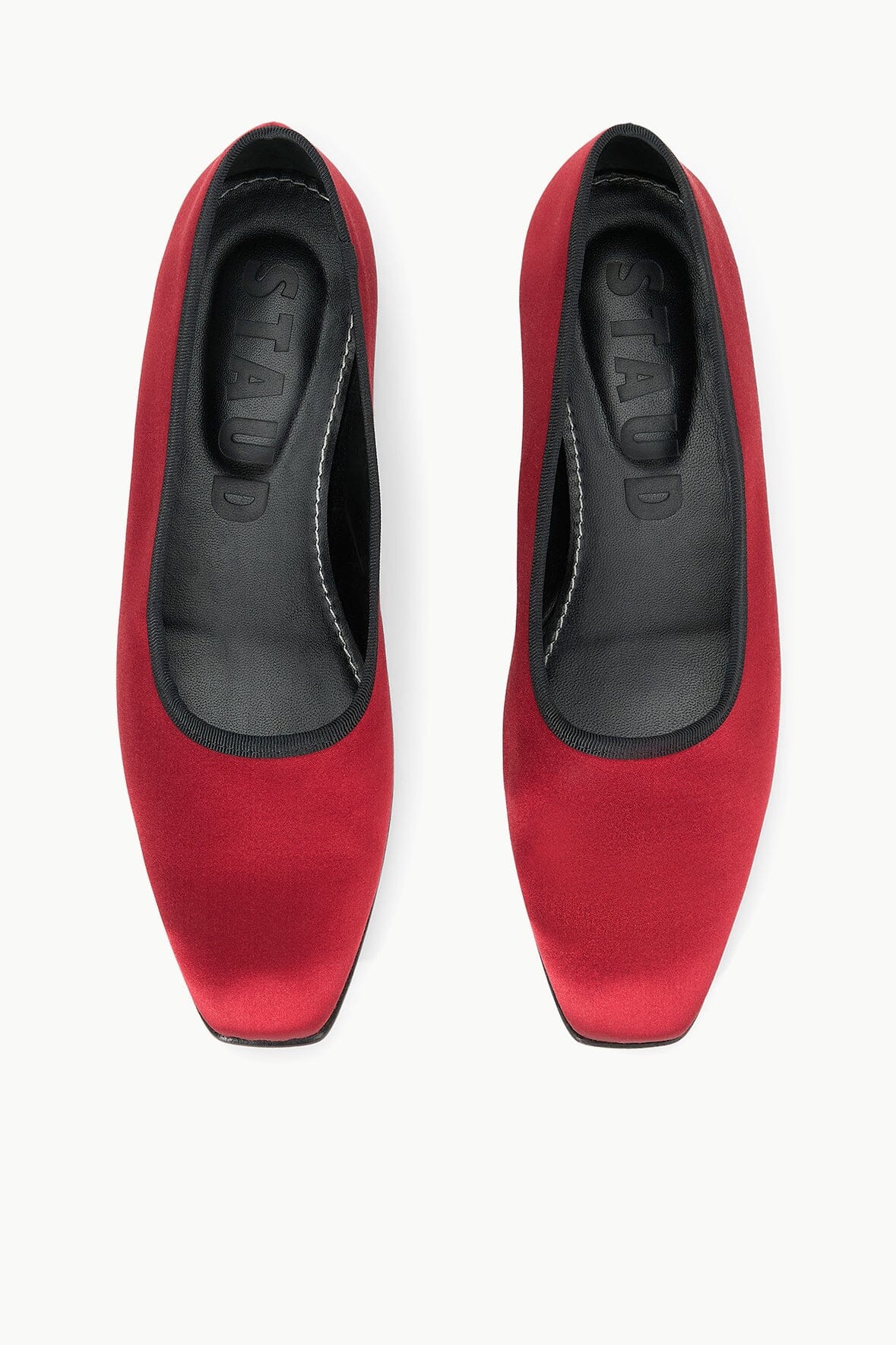STAUD Sale Keith Ballet Flat Rouge