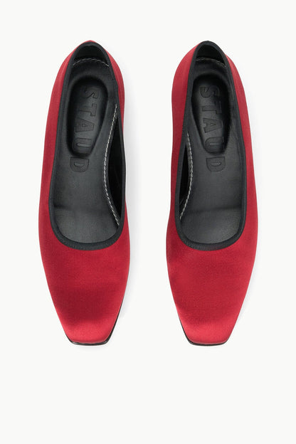 STAUD Sale Keith Ballet Flat Rouge