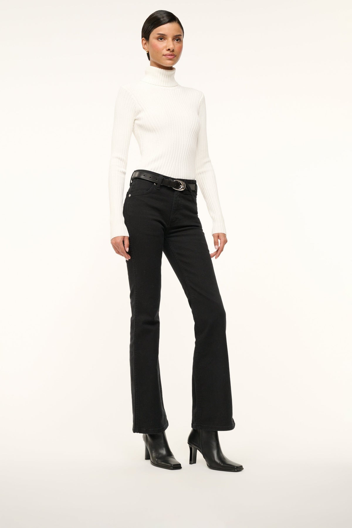 STAUD Sale Hendrix Ankle Boot Black