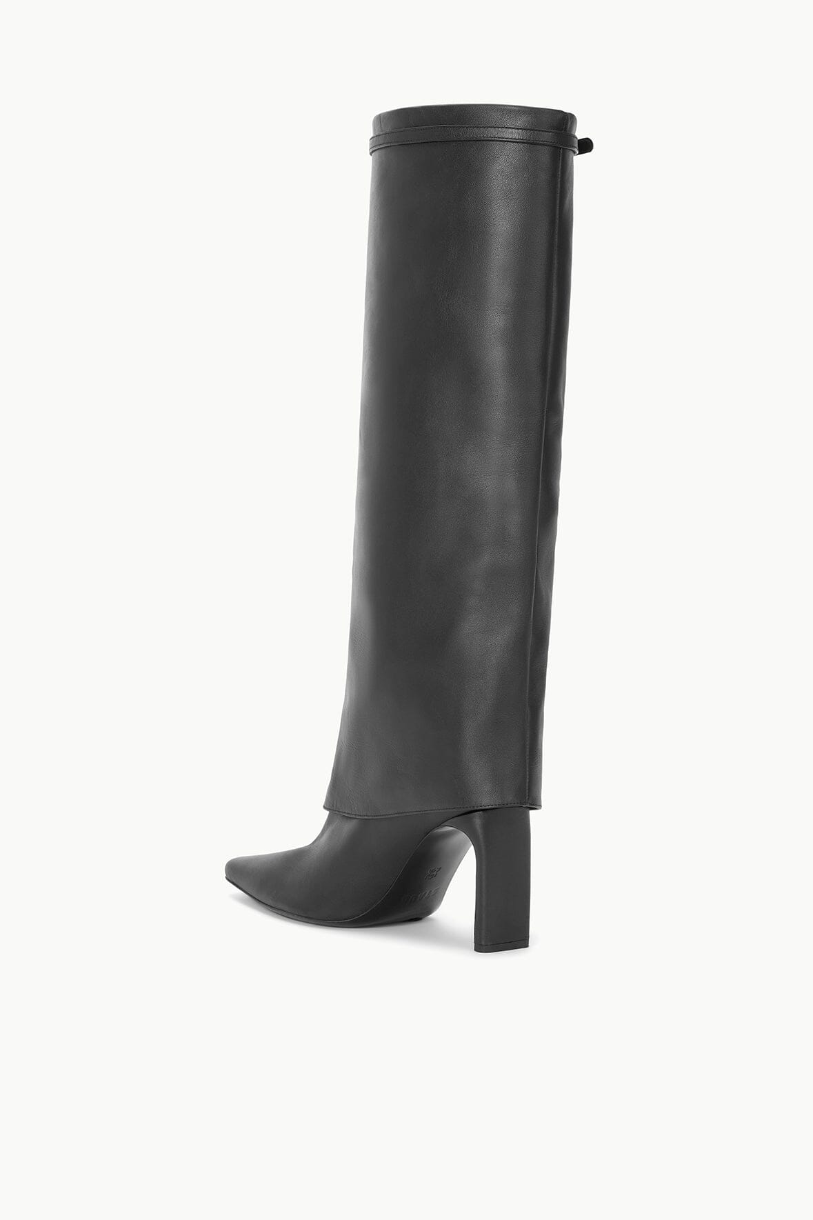 STAUD Sale Wally Foldover High Heel Boot Black